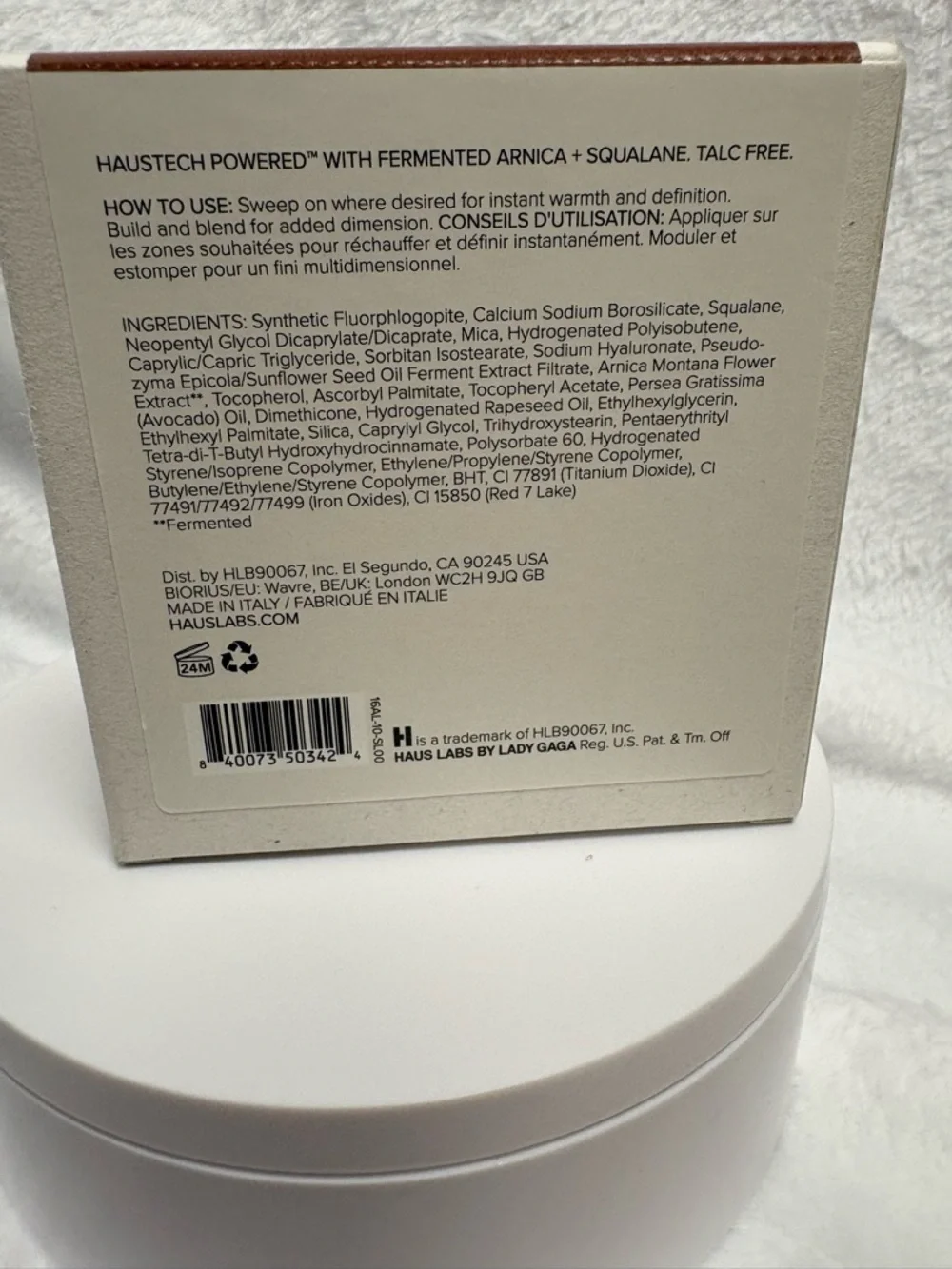 Haus Labs by Lady Gaga Power Sculpt Velvet Bronzer -0.42 OZ NIB - Deep Level 10